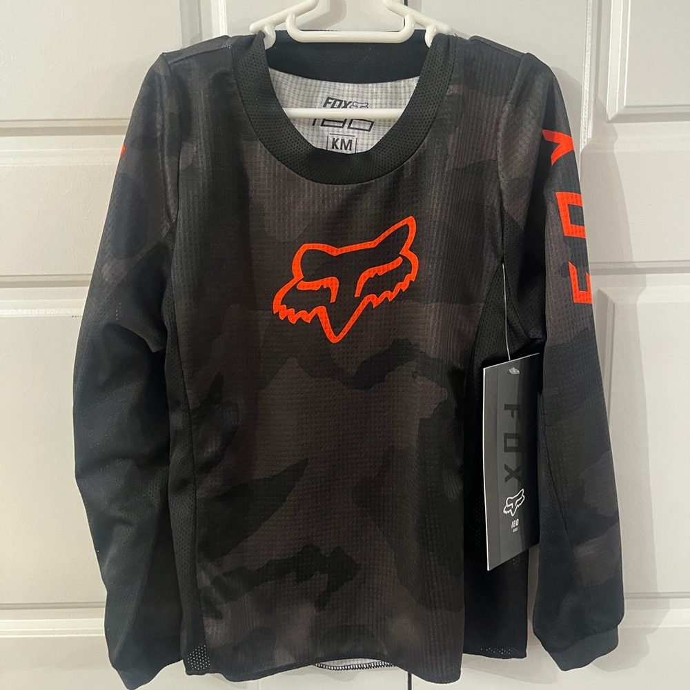 Fox Kids Jersey in Black and Orange